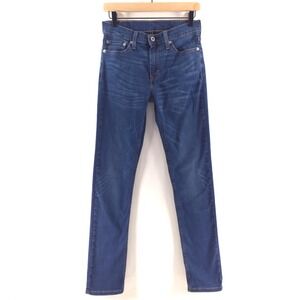 Levi's Men Jeans 511 Slim Fit W29 L34 Blue Medium Wash‎ Stretch Denim